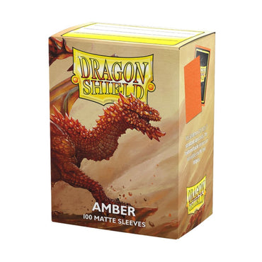 Dragon Shield Sleeves Matte Amber (100)