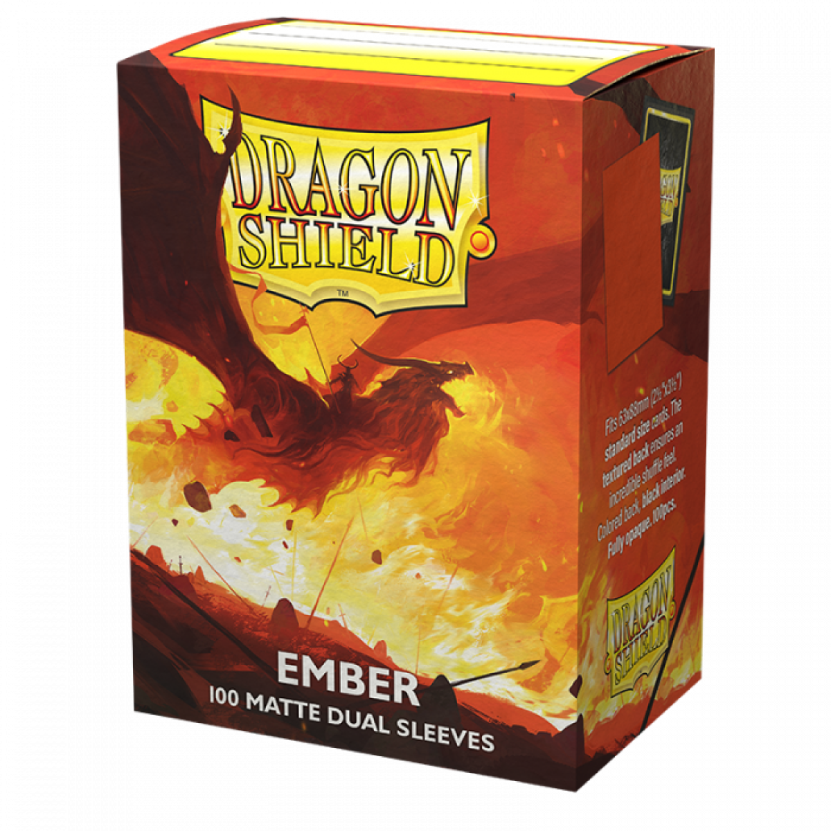 Dragon Shield: Sleeves Matte Dual EMBER (Alaric Revolution Kindler)