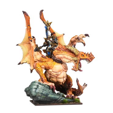 Kings of War: Basilean:: Basilean High Paladin on Dragon