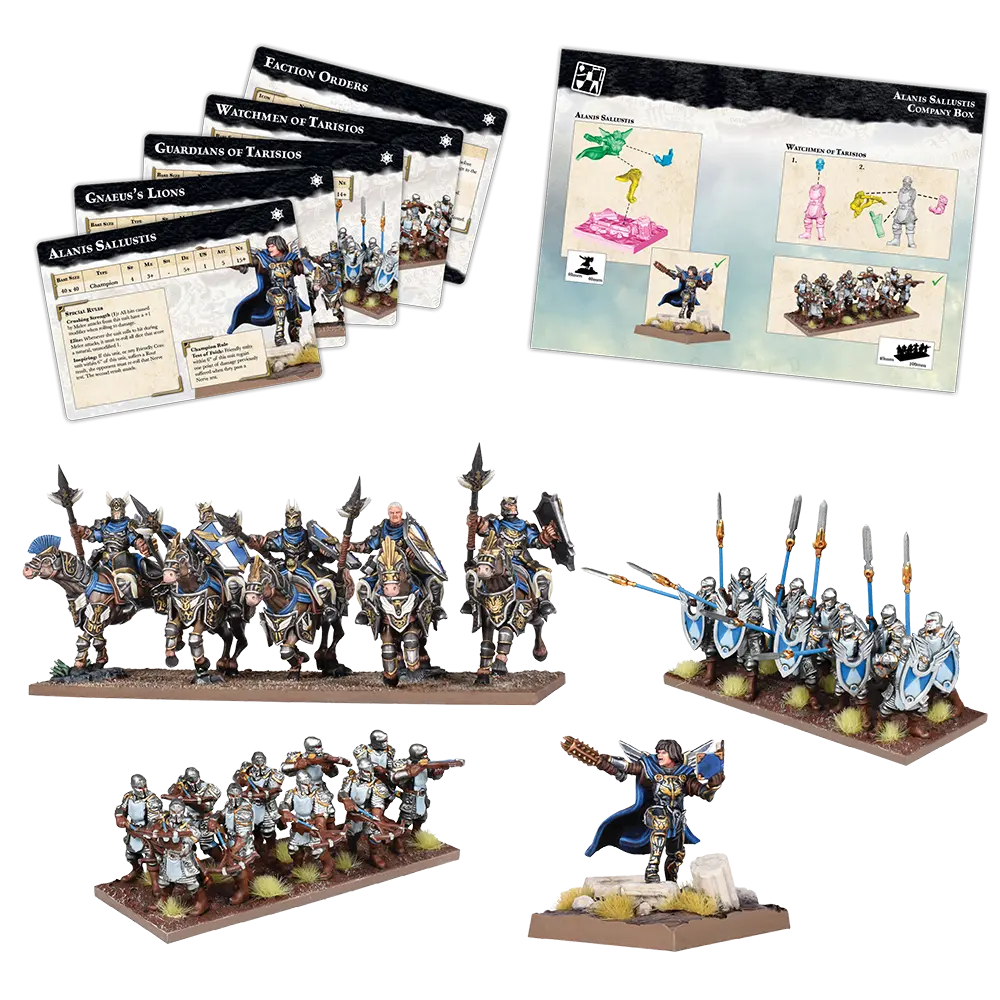 Kings of War: Basilean: Alanis Sallustis Company Box