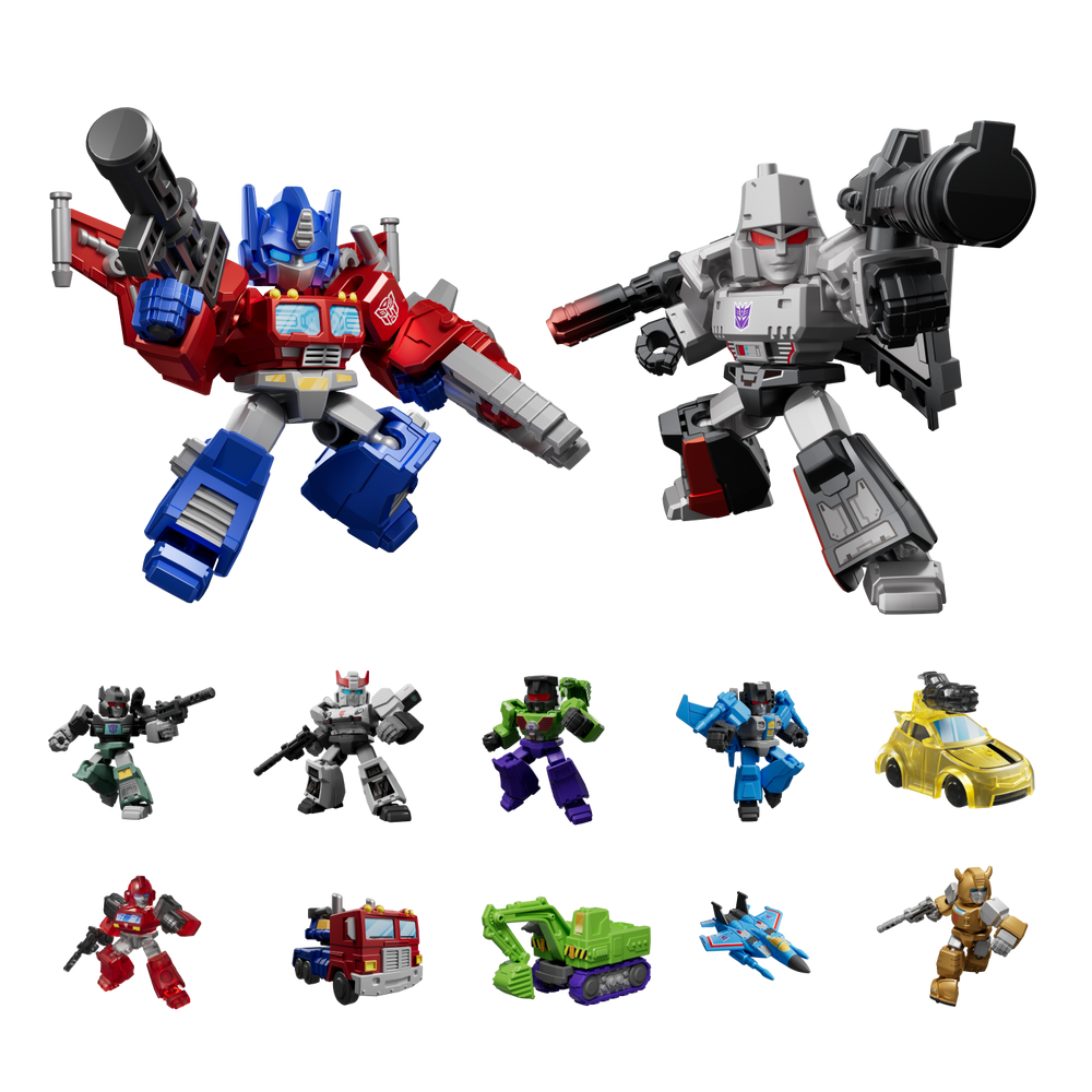 Blokees Figures PDQ (12 in 1) (Blind box)- Transformers Galaxy Version Defender 01 - Shattered Alliance