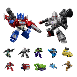 Blokees Figures PDQ (12 in 1) (Blind box)- Transformers Galaxy Version Defender 01 - Shattered Alliance