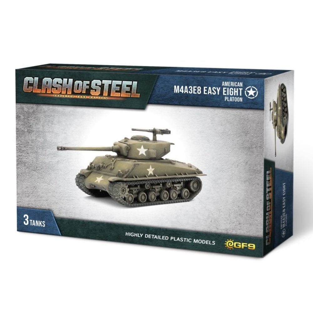 Clash of Steel: M4A3E8 Easy Eight Tank Platoon