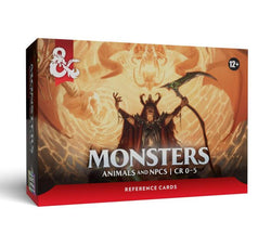 Dungeons & Dragons: Reference Cards: Monsters: Animals and NPCs CR 0-5