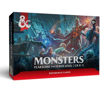 Dungeons & Dragons: Reference Cards: Monsters: Fearsome and Ferocious CR 0-5