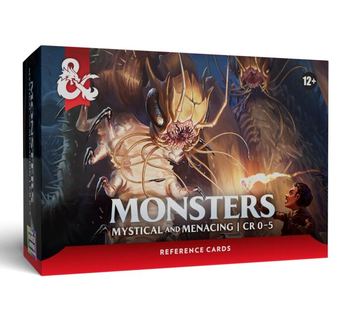 Dungeons & Dragons: Reference Cards: Monsters: Mystical and Menacing CR 0-5