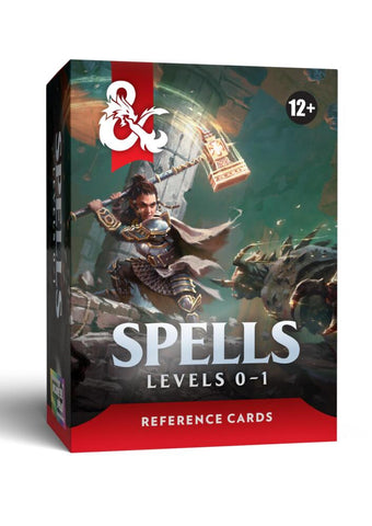 Dungeons & Dragons: Reference Cards: Spells: Levels 0-1
