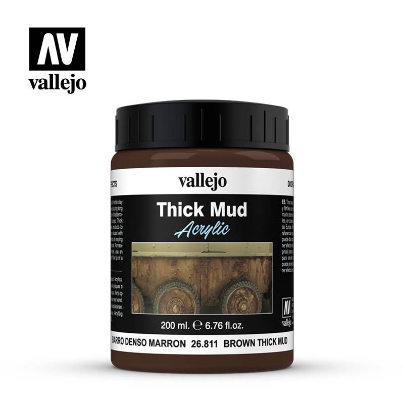 Vallejo: Diorama FX: Brown Thick Mud 200ml