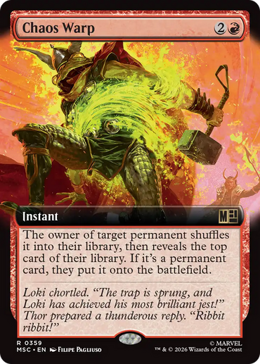 Chaos Warp (Extended Art) [Marvel Super Heroes Commander]