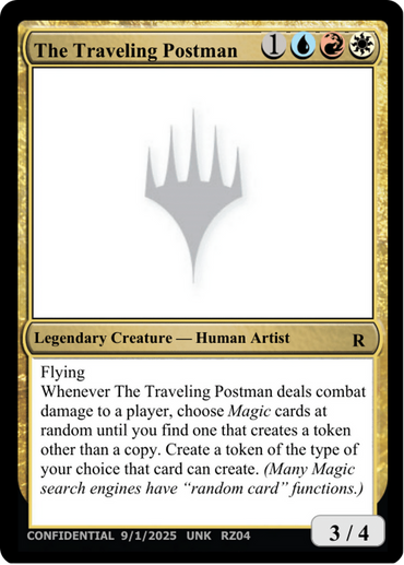 The Traveling Postman [Unknown Event]