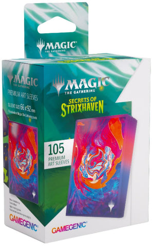 Gamegenic Magic The Gathering Secrets of Strixhaven Premium Art Sleeves - Prismari