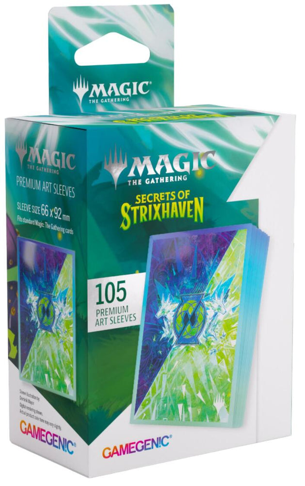 Gamegenic Magic The Gathering Secrets of Strixhaven Premium Art Sleeves - Quandrix