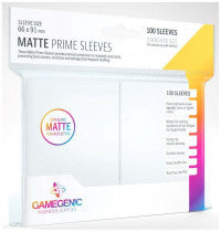 Gamegenic: Matte Prime Card Sleeves White (66mm x 91mm) (100 Sleeves Per Pack)