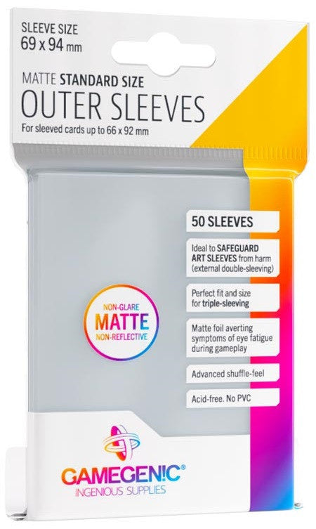 Gamegenic: Outer Sleeves Matte Standard Size (50)