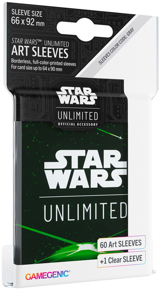 Gamegenic: Star Wars Unlimited: Art Sleeves Space Green