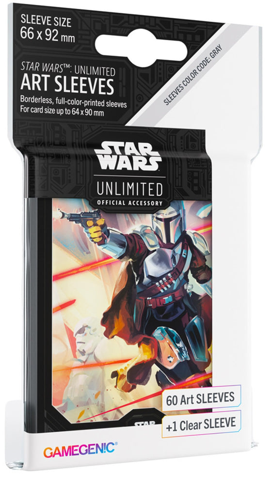 Gamegenic: Star Wars Unlimited: Art Sleeves Mandalorian