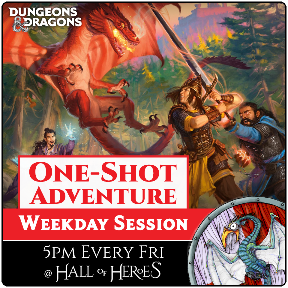 D&D One-Shot Adventure Friday Night Ticket