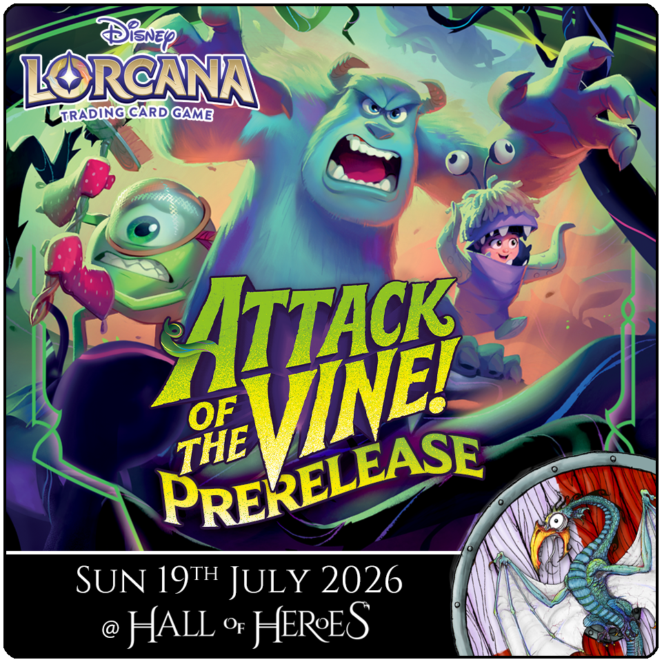 Disney Lorcana: S13 Attack of the Vine! Prerelease Ticket