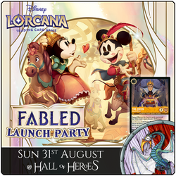 Disney Lorcana: S9 Fabled Launch Party Sealed Event