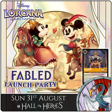 Disney Lorcana: S9 Fabled Launch Party Sealed Event