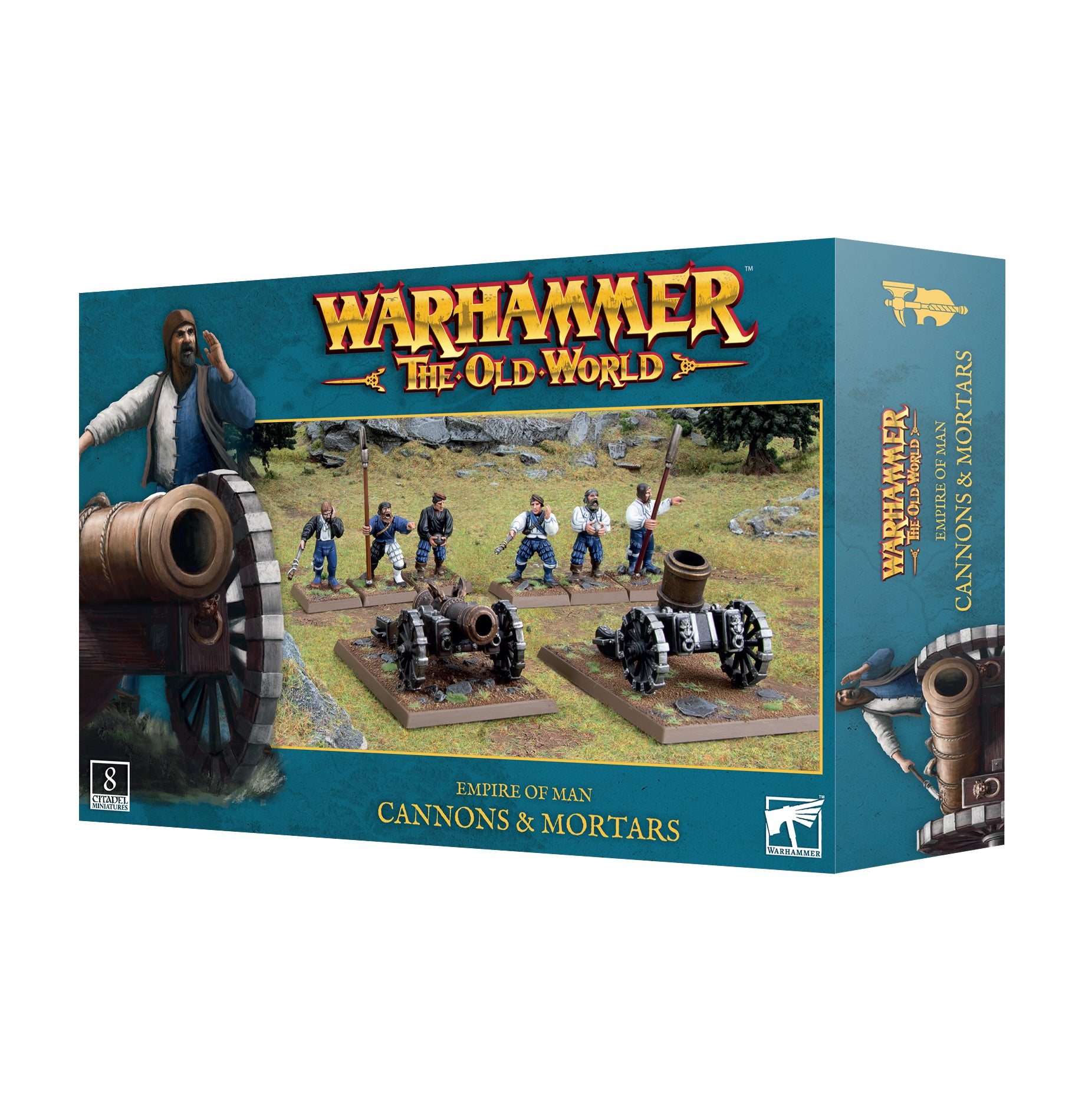 Warhammer The Old World: Empire of Man Cannons & Mortars