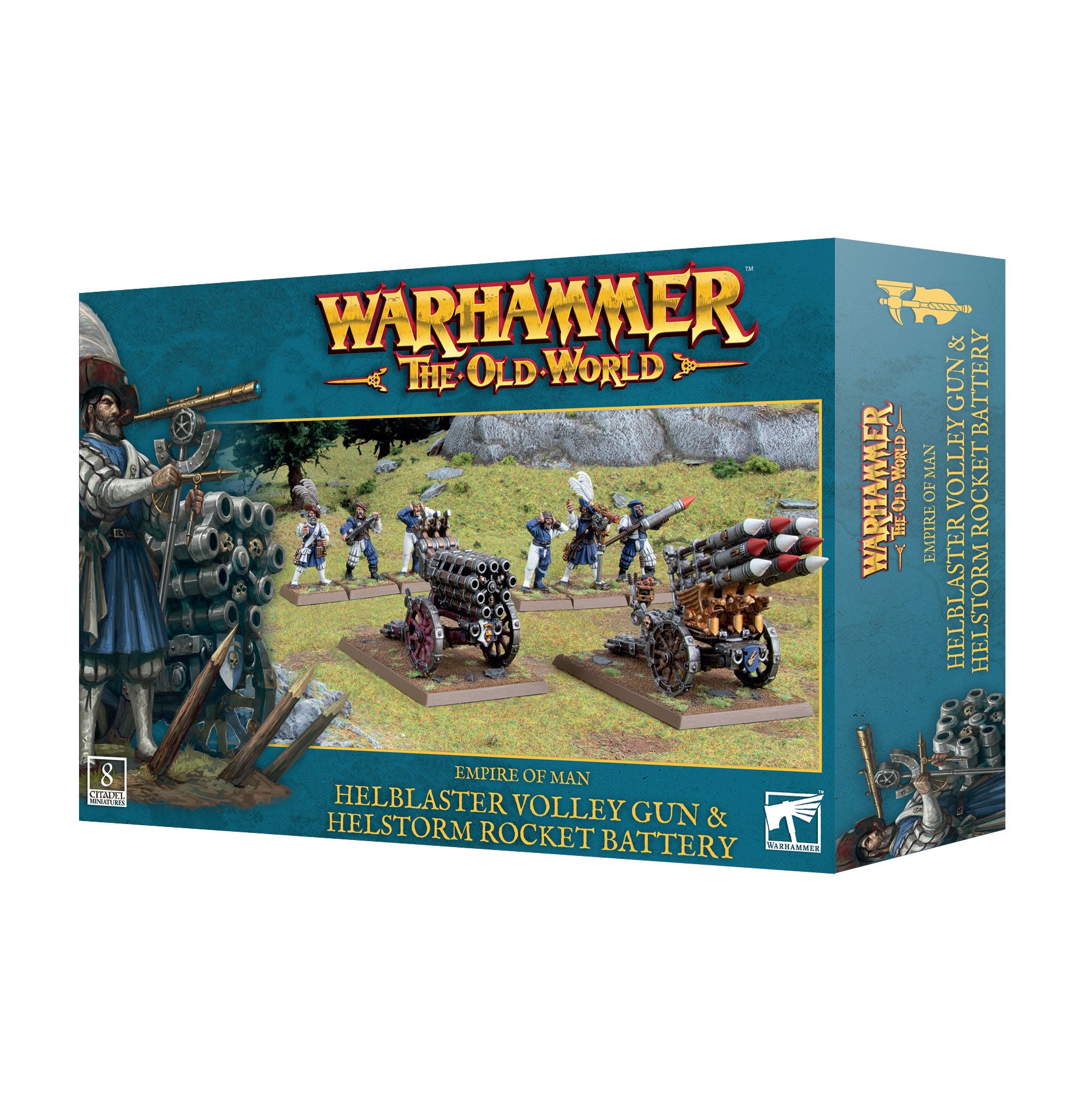 Warhammer The Old World: Empire of Man Helblaster Volleygun & Helstorm Battery