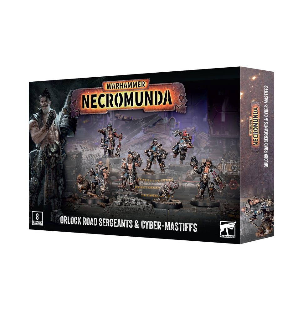 Necromunda Skirmish: Orlock Road Sergeants & Cyber-Mastiffs