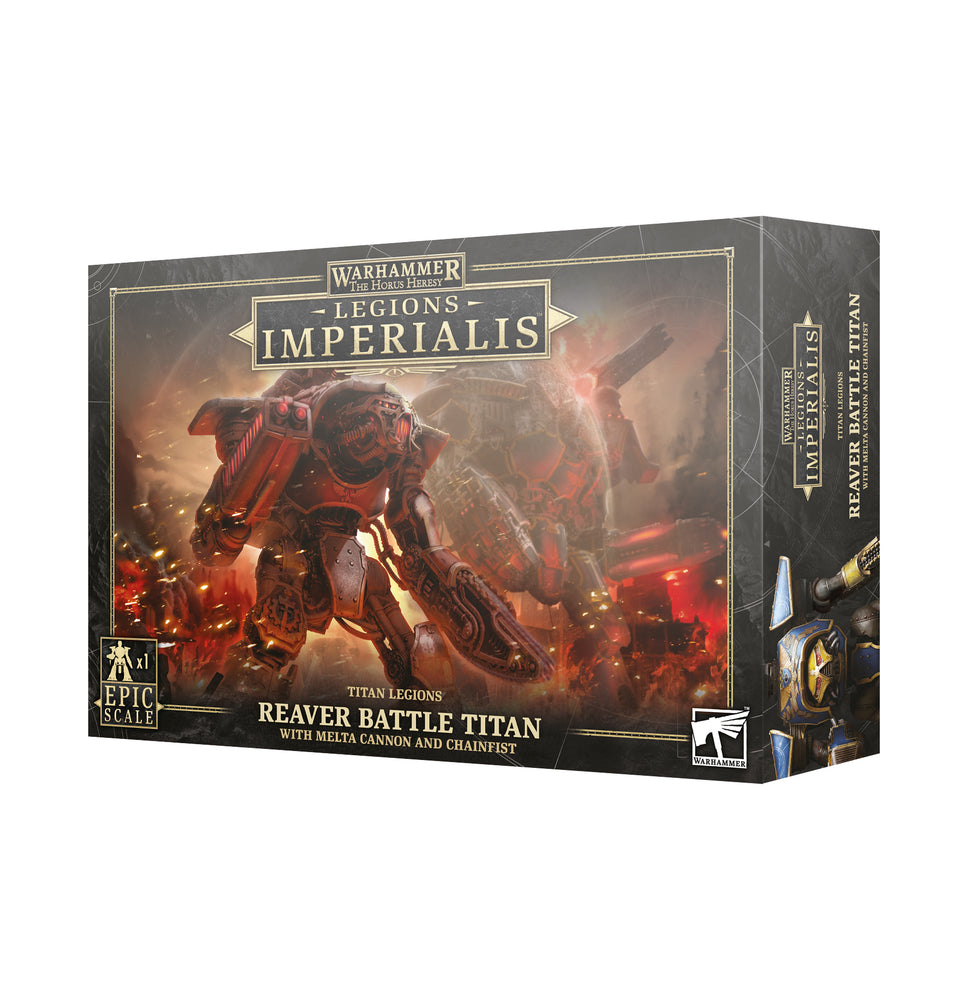 Legions Imperialis: Titan Legions Reaver Battle Titan with Melta Cannon & Chainfist