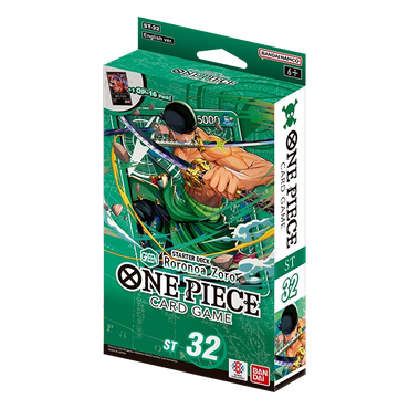 One Piece TCG: [ST-32] Roronoa Zoro [GREEN] Starter Deck