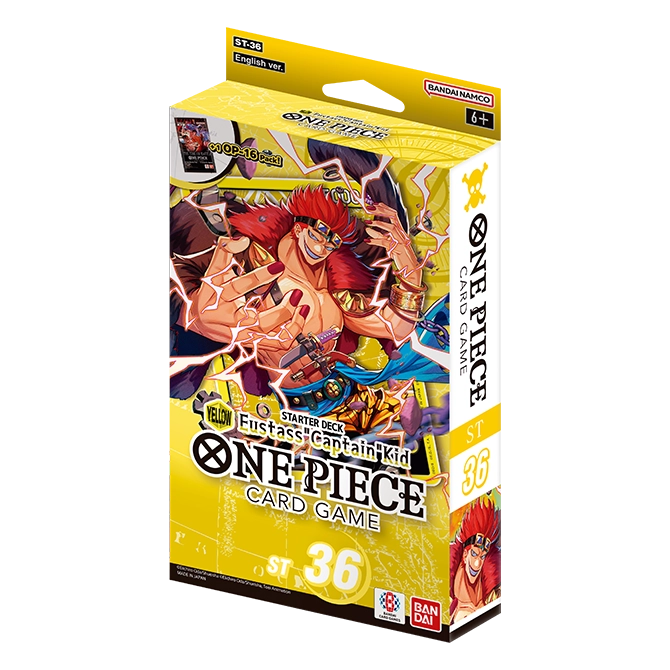 One Piece TCG: [ST36] Eustass"Captain"Kid [YELLOW] Starter Deck
