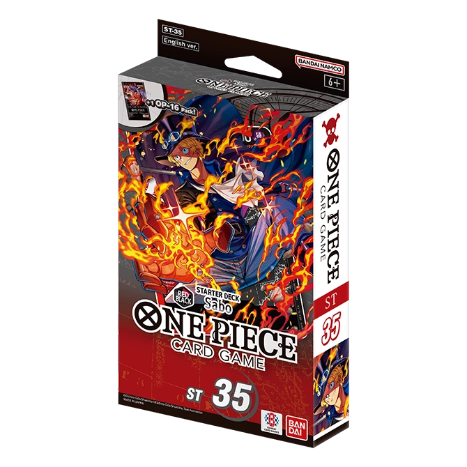 One Piece TCG: [ST35] Sabo [RED/BLACK] Starter Deck