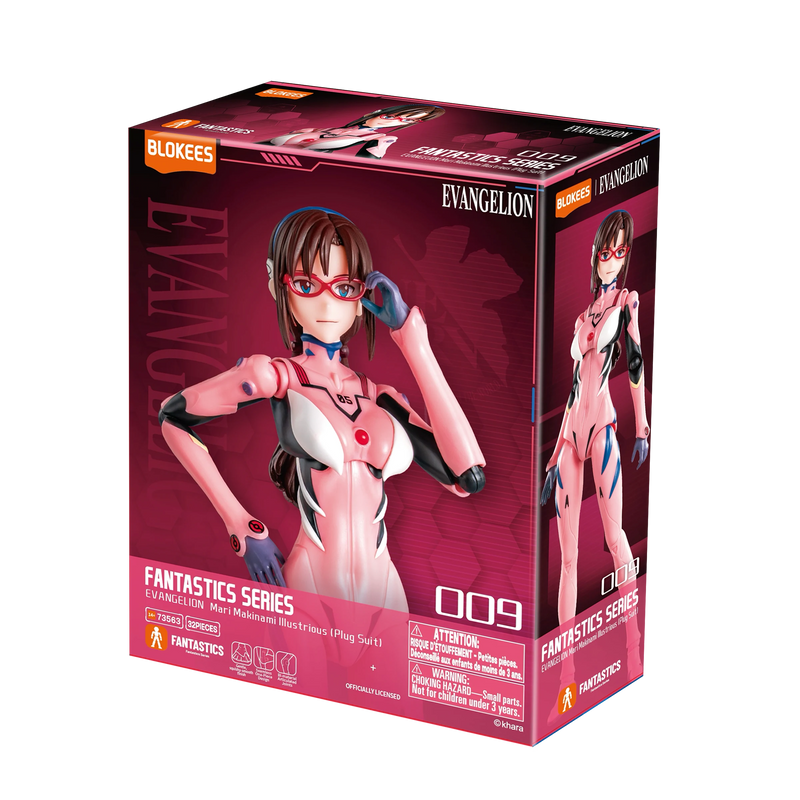 Blokees: Evangelion Fantastics Series - Mari Makinami Illustrious(Plug Suit)