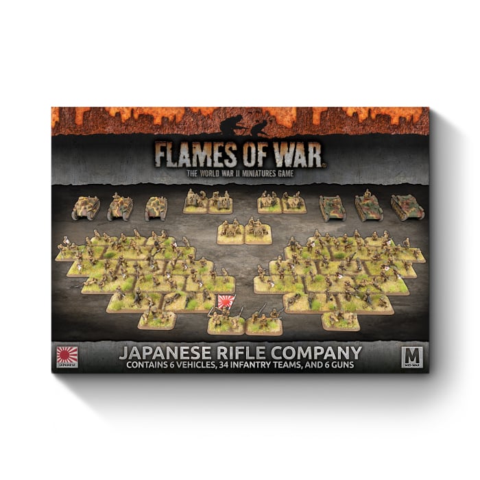Flames of War: Japanese Rifle Company Army Deal (Limited Edition)