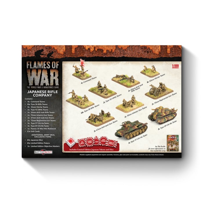 Flames of War: Japanese Rifle Company Army Deal (Limited Edition)
