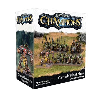 Kings of War: Champions: Grunk Blackclaw Company Box