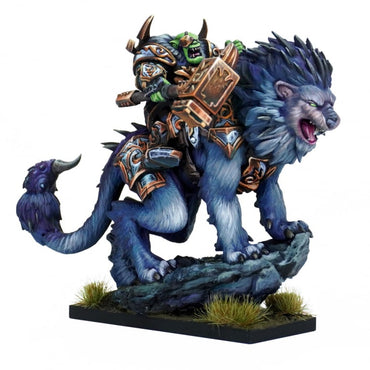 Kings of War:  Riftforged Orc Stormbringer on Manticore