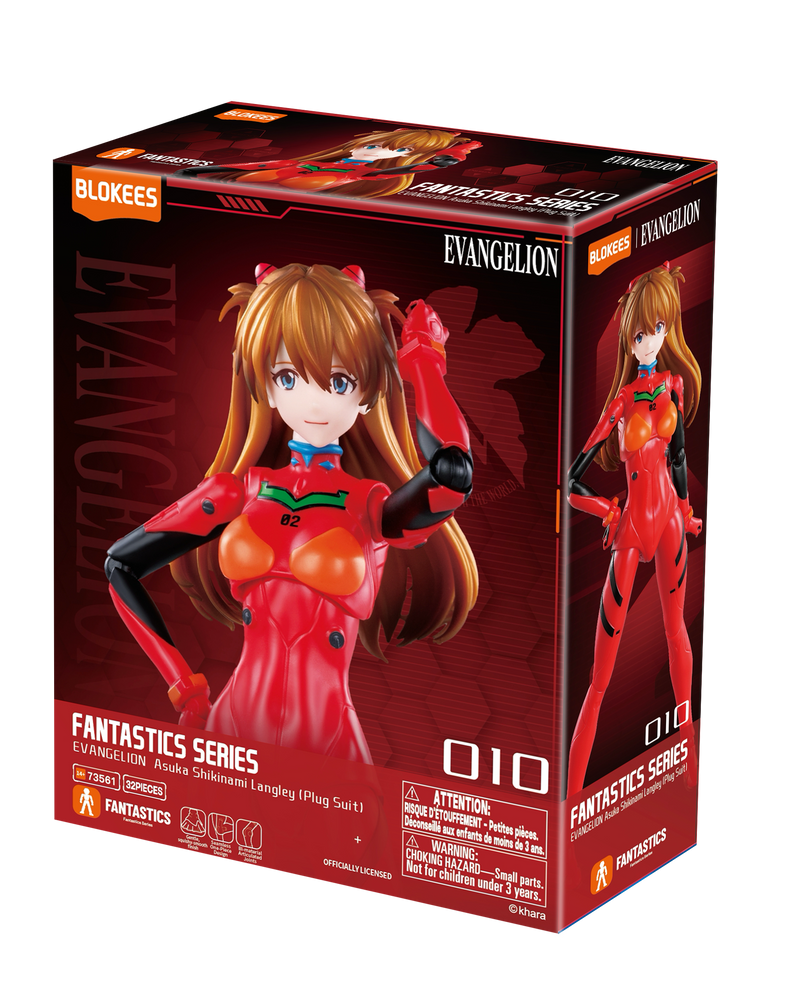 Blokees: Evangelion Fantastics Series - Asuka Shikinami Langley (Plug Suit)