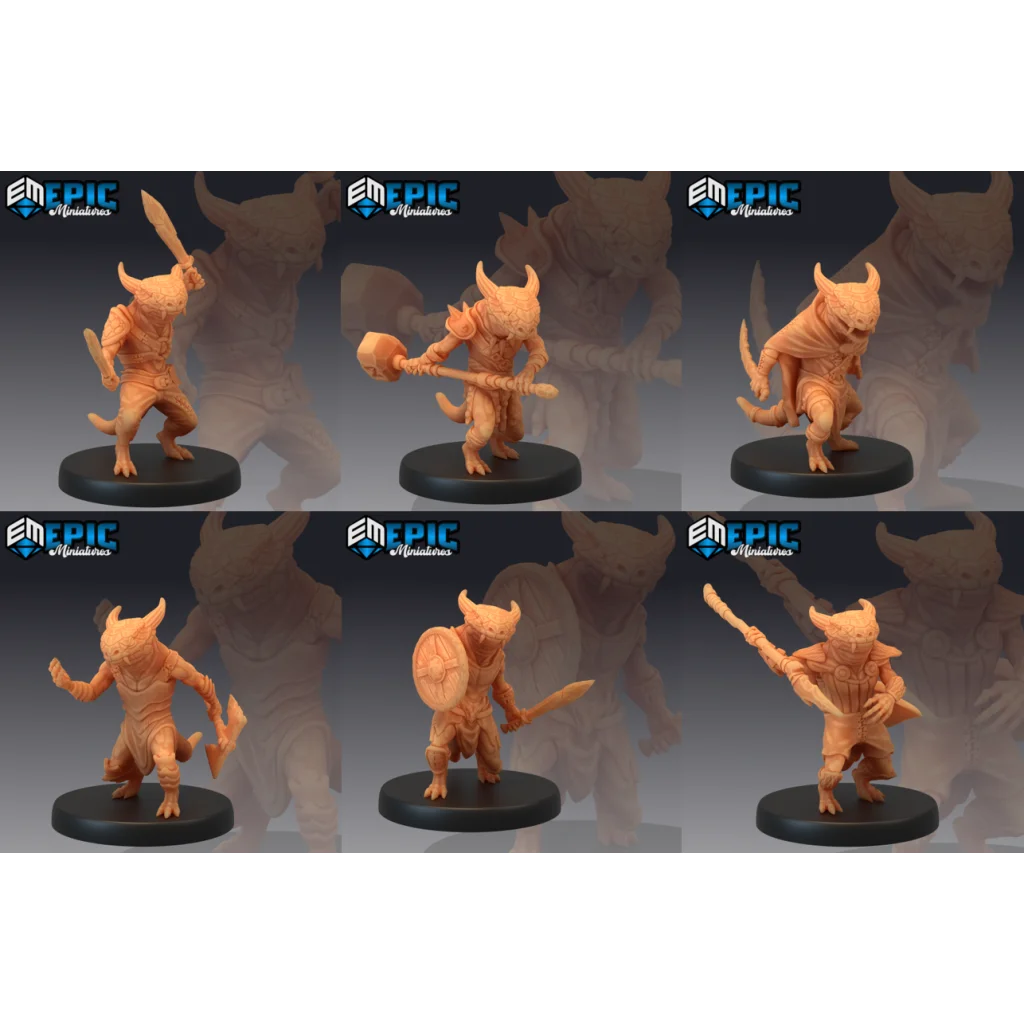 Pluto Minis: Lizardfolk - Set A