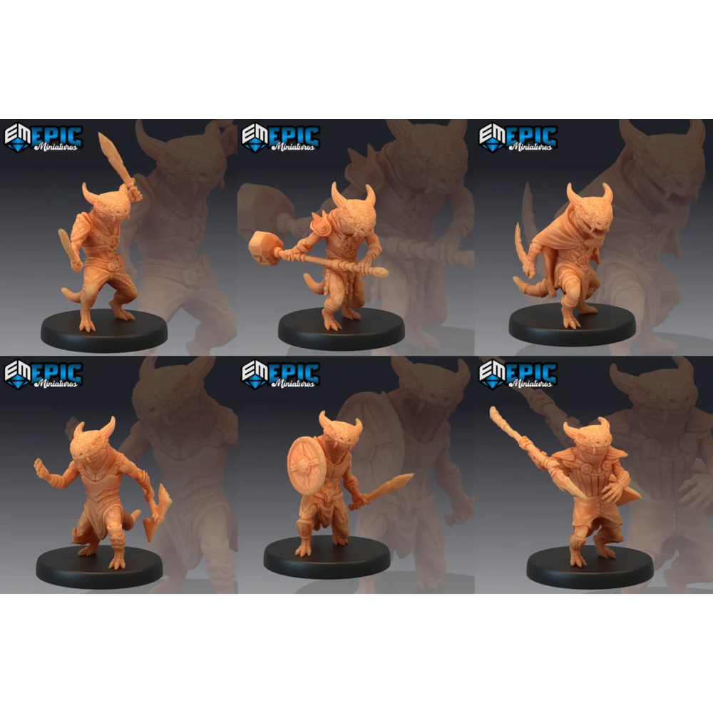Pluto Minis: Lizardfolk - Set A