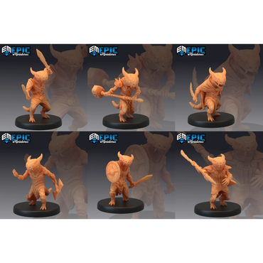 Pluto Minis: Lizardfolk - Set A