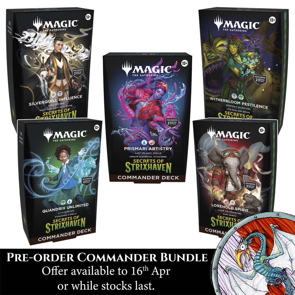 Magic: Secrets of Strixhaven Pre-order Commander Bundle