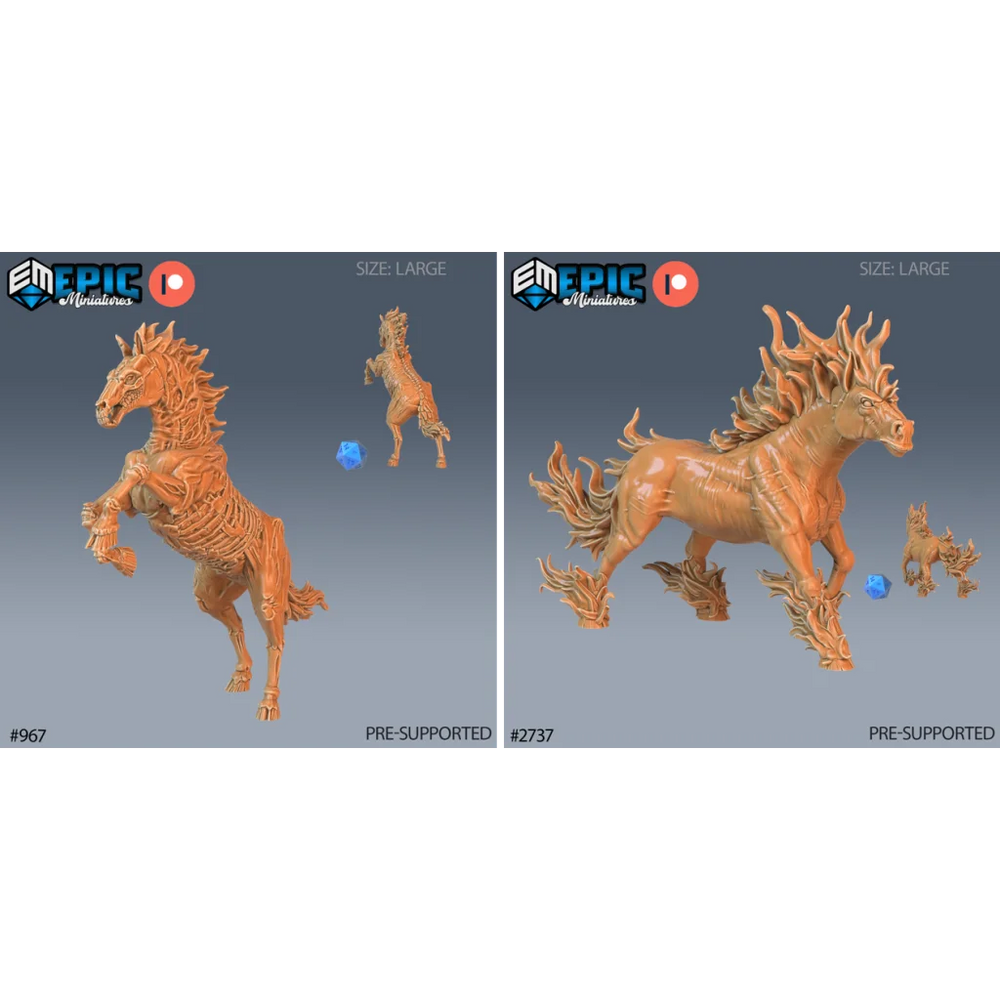 Pluto Minis: Nightmare & Undead Horse