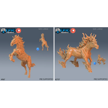 Pluto Minis: Nightmare & Undead Horse