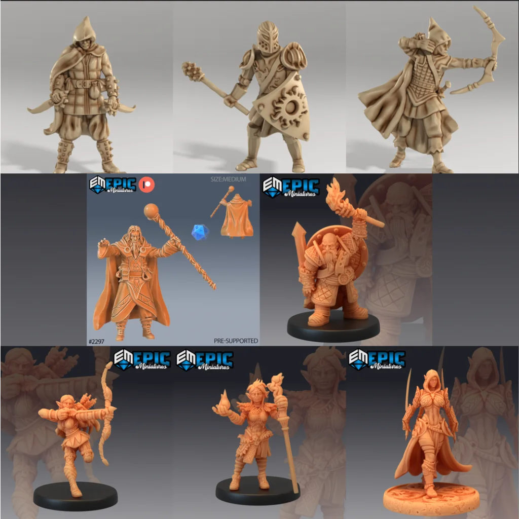 Pluto Minis: Player Characters - Set A