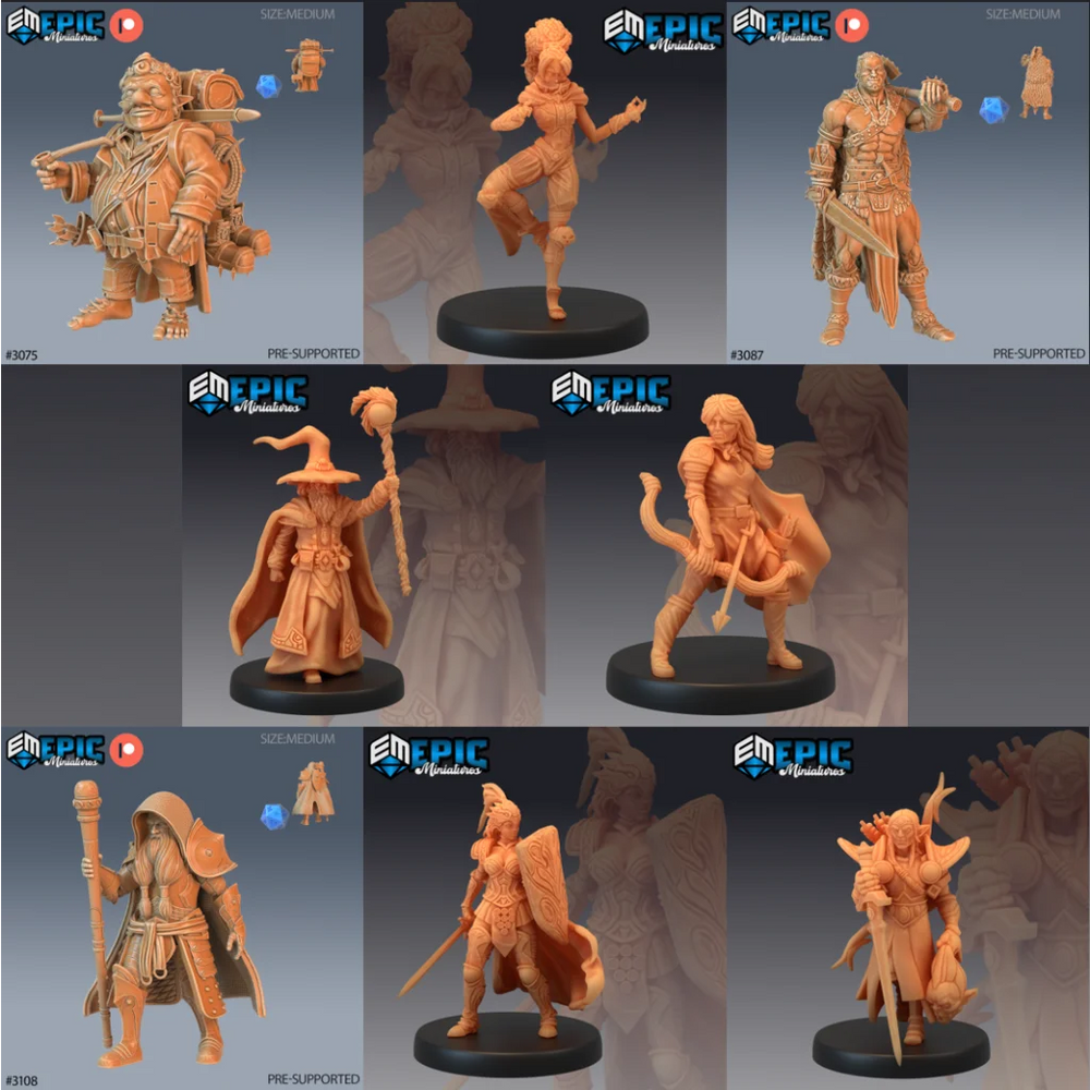 Pluto Minis: Player Characters - Set B