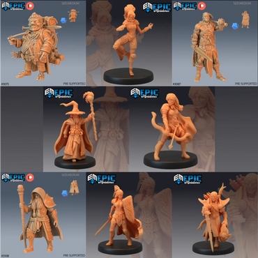Pluto Minis: Player Characters - Set B