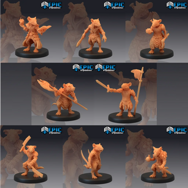 Pluto Minis: Ratfolk - Set A