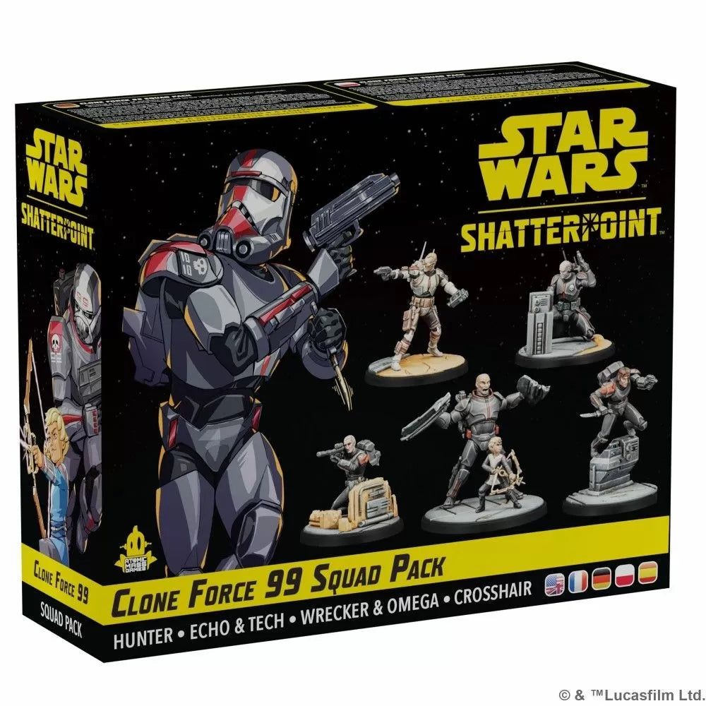 Star Wars Shatterpoint: Clone Force 99 The Bad Batch Squad Pack