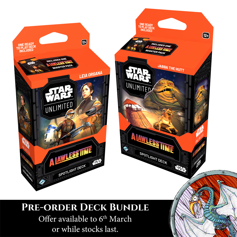 Star Wars Unlimited: S07 A Lawless Time Pre-order Deck Bundle