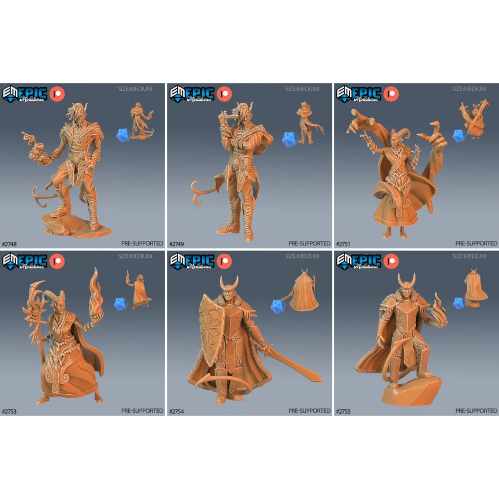 Pluto Minis: Tieflings - Set A